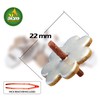 Ner Mitzvah Flower Shaped Floating Wicks - 50 Count (Approx.),