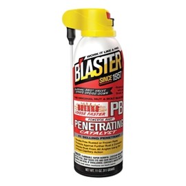 Blaster 16-PB-DS Multi-use Penetrating Catalyst Oil Lubricant, Includes B'Laster ProStraw with Control Flow Technology, Best for Breaking Loose Bolts and Rust Penetration 11-oz, 12 Pack
