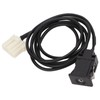 Qiilu Aux Female Audio Switch Cable Stereo Wiring Harness Aux