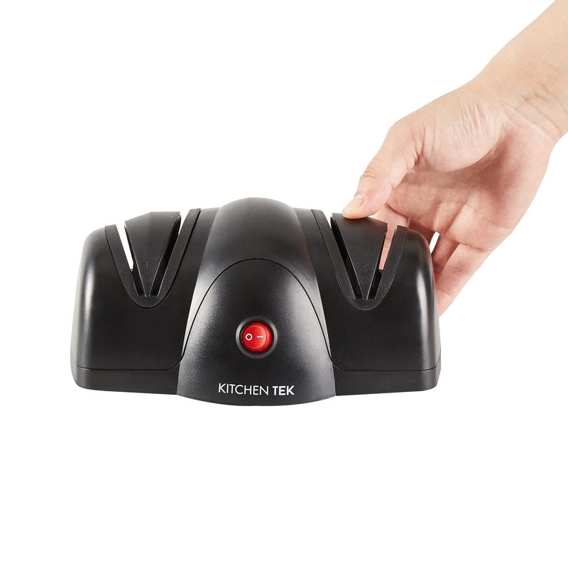 Restaurantware-Kitchen Tek 2-Stage Electric Knife Sharpener, 1 Straight-Edge Knife Sharpener