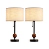 Etonovate Modern Table Lamp for Bedroom, 17.72 Inch Bedside Lamps