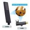 Backnets Solid Brass Handheld Shower Head Arc Design High Pressure