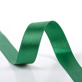 PST C064 Double Sided Satin Ribbon 25 m Reel 6 mm Bottle Green