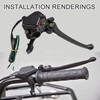 GOOFIT 7/8" Throttle Lever Thumb Control Assembly Replacement For 50cc