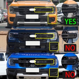 KITOCARTOP LED Front Bumper Light Grille Light Fit for 2023-2024 Ford Ranger Wildtrak DRL Daytime Runing Sequential Turn Signal Light LED Driving Light Fog Lamp Assembly