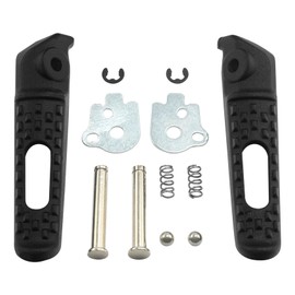 XMT-MOTO Rear Footrests Footpegs Peg Fit For HONDA CBR600RR 2003-2025 CBR1000RR 2004-2016 Sand Black