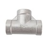LOZOME 1-1/2" Stainless Steel Tee Female NPT Threaded T Shaped