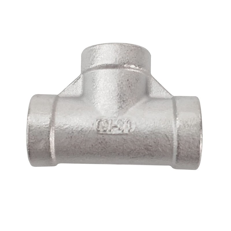 LOZOME 1-1/2" Stainless Steel Tee Female NPT Threaded T Shaped