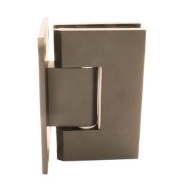 CRL Geneva 037 Series Brushed Bronze Wall Mount Full Back Plate Standard Hinge
