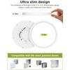 6PACK LED Flush Mount Ceiling Light, 3000K-4000K-6500K & 100W Equivalent