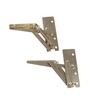 Sprung Swing Up Flap Hinge Set 2 x 180N Zinc