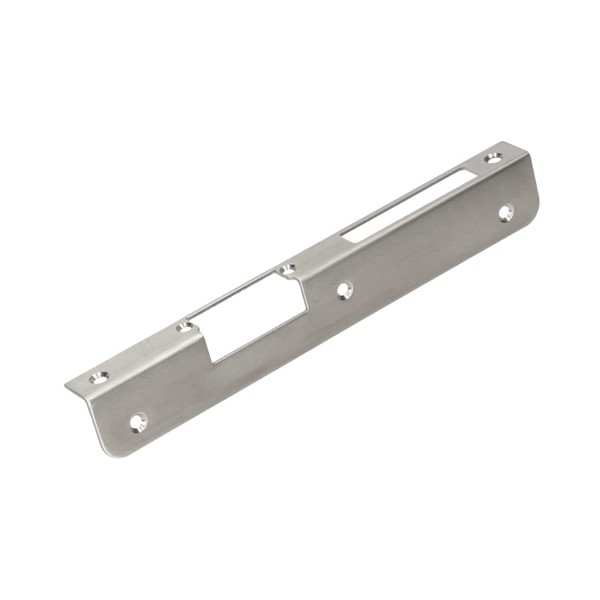 ORNO Strike Plate Simple Symmetrical Short Nickel-Plated Right 32.5/227.5/2 mm