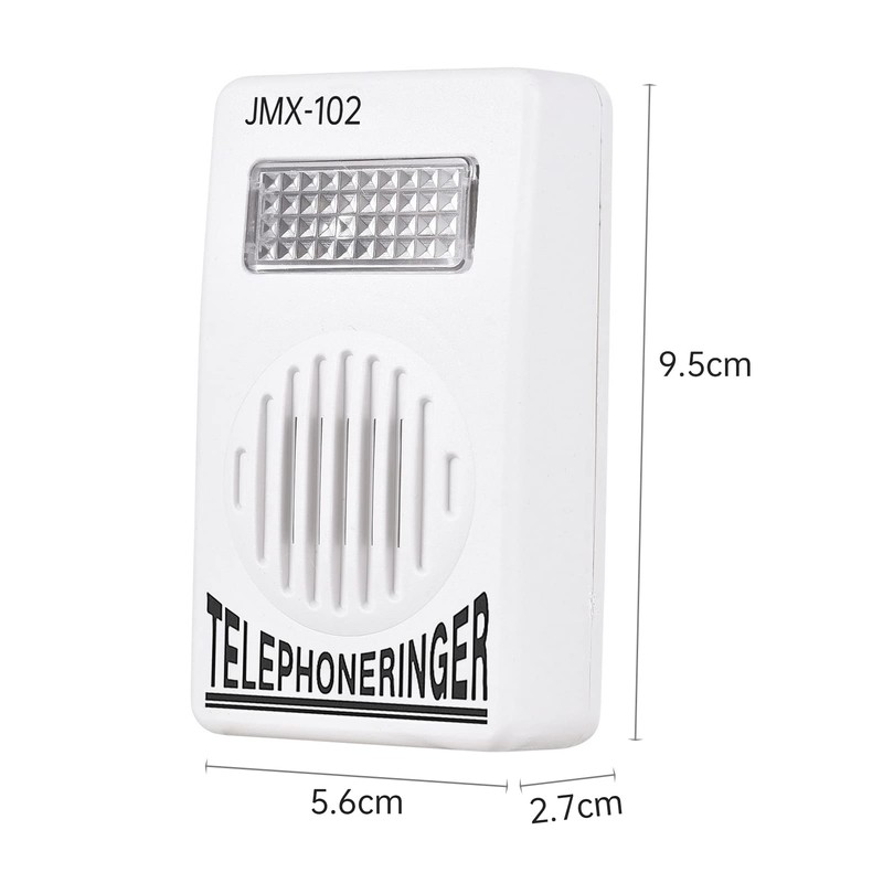Telephone Ringers Amplifier with Strobe Light Hearing Impaired Phone Light