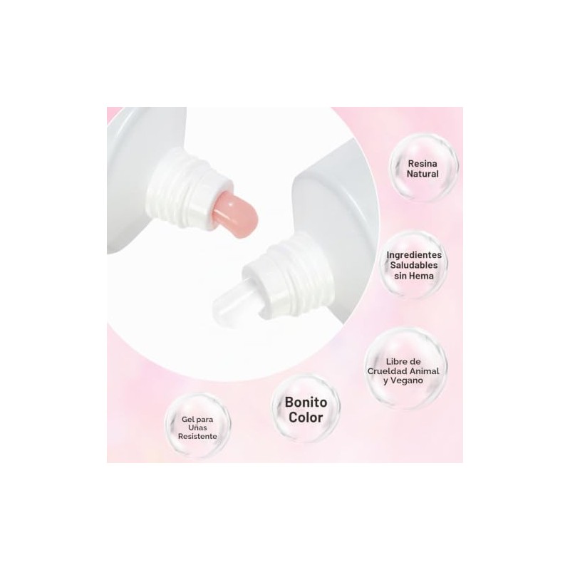 MAKARTT Juego de Gel Constructor para Extensiones de Uñas Poly