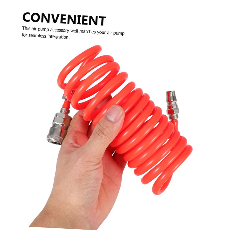 COHEALI Air Compressor Hose with Bend Fittings Flexible Airline Tube