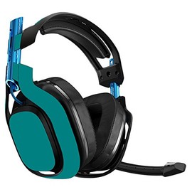 MightySkins Skin Compatible with Astro A50 3rd Generation Gaming Headset - Solid Teal Protective, Durable, and Unique Vinyl Decal wrap Cover Easy to Apply, Remove, and Change Styles Made in The USA
