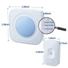 Wireless Doorbell 1200 feet Waterproof Door Bell with 2 Buttons