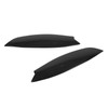 2Pcs Headlights Eyelids Cover Lamp Sticker Carbon Fiber Pattern Replacement