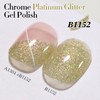 Double Rhythm 15ML Glitter Gel Polish Shimmer Reflective Holographic Color
