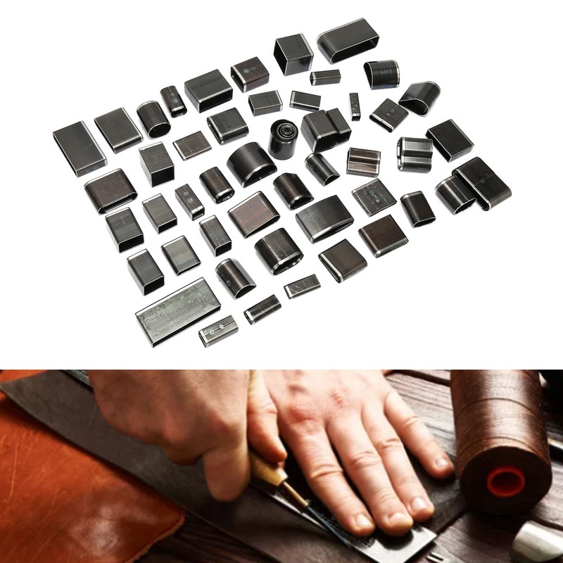 55Pcs Hollow Punch Cutter High Carbon Steel Rich Sizes Box