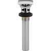 Delta Faucet 72175 Square Push Pop-Up with Overflow, Chrome