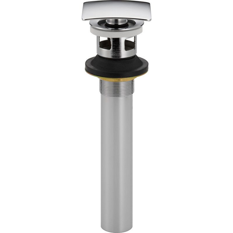 Delta Faucet 72175 Square Push Pop-Up with Overflow, Chrome