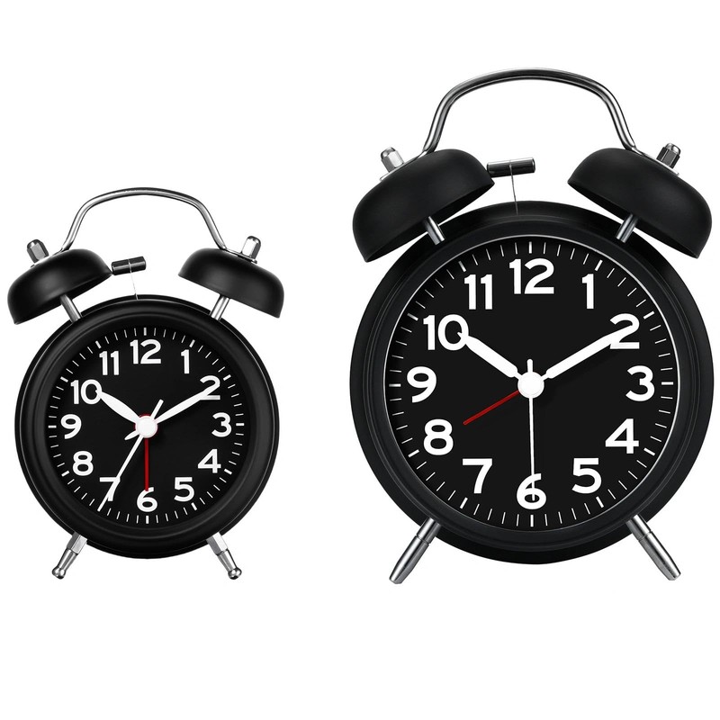 AKCISOT Loud Alarm Clock for Heavy Deep Sleepers, 4.5 Inches