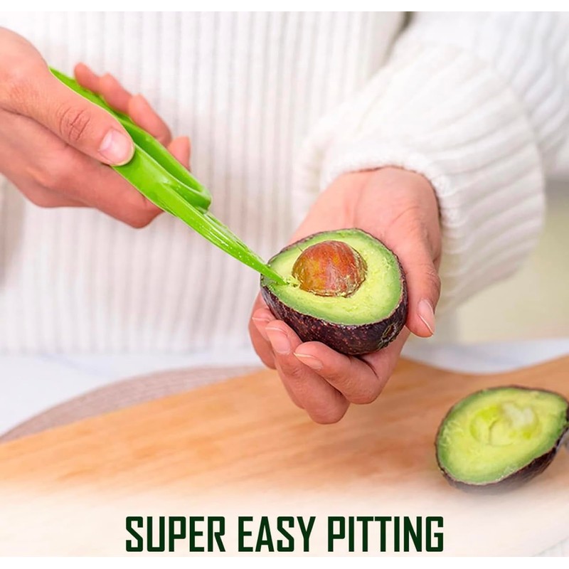 Avocado Peeler 3 in 1 Tool - Hassle-free Avocado Slicer,
