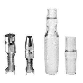 New 3.9mm Motorcycle Bullet Male & Female Connector With Covers x 50 Kits