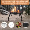 Stouge Fire Pit 22 Inch Fire Pits Portable Folding Fire