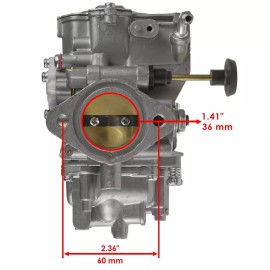 Caltric New Carburetor For for Yamaha Warrior 350 YFM350 1987 1988 1989 1990 1991 1992