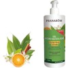 PRANARÔM - Aromaforce - Hydro-Alcoholic Gel - With Organic Essential Oils - Sweet Orange, Cinnamon and Lemon - For Disinfecting Hands Quickly - 500 ml