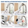 Water Filter Tap with LED Display, Includes 2 Filters, Water