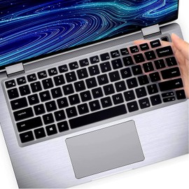 Keyboard Cover Skin for Dell Latitude 5440 5430 5431 5420 14", Dell Latitude 14" 7440 7430 7420 7410, Dell Latitude 14" 9420 9430, Dell Latitude 9520 9510 7520 15.6" 2023 2022 2021 Laptop-Black