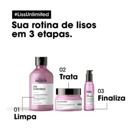 Loreal Pro Expert Liss Unlimited - Champ 300 ml Completo                                                                                              