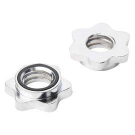 Bad Company Spinlock Collars for All Standard 30/31 mm Barbell Bars with Thread Attachment I Lock for Attaching Weight Plates I Solid Steel