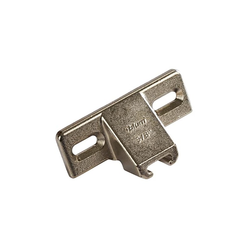 Blum Rok Hardware Metal 5/8-inch Overlay Edge Mount Mounting Plate