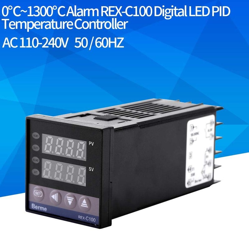 REX-C100 AC110V-240V 0℃~1300℃ Alarm Digital LED Temperature Controller