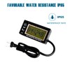 Runleader Digital LCD Waterproof Inductive Tachometer with Backlight Operating Hour