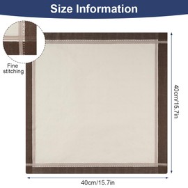 AYBUY 12Packs Men's Handkerchiefs, Premium Soft Cotton Mens Handkerchiefs, Classic Checkered Pattern Pocket Square, Multiple styles colors, for Weddings, Celebration, Gift for Men 40Cm*40cm (A172#5)