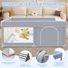 XVISHX Baby Playpen 50 x 50 Inch Play Pen Playards,
