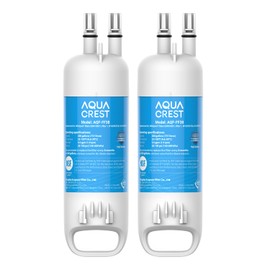 AQUA CREST AQF-FF38 Replacement for W10295370A, Everydrop® Filter 1, EDR1RXD1, EDR1RXD1B, P8RFWB2L, P4RFWB, Kenmore® 46-9081, 46-9930, Refrigerator Water Filter, 2 Filters