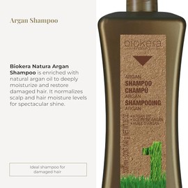 Salerm Biokera Natura Argan Shampoo, 36.0 Ounce/1000 ml