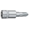 Tone 2H-P3 Driver Bit Socket, 1/4-inch (6.35-mm) Drive, (+) No.