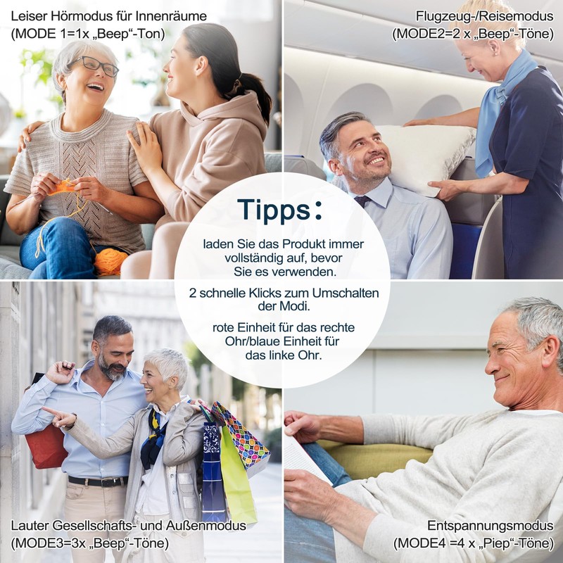Sound Device for Seniors with Noise Cancelling Function, 32 Channels,