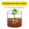 iPower 10-Pack 7-Gallon Potato Grow Bags Thickened Non-Woven Aeration Fabric