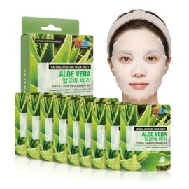 Mascarilla Facial Orjena De Aloe Vera 10 Piezas