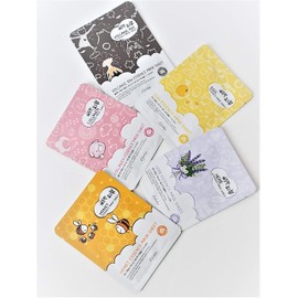ESFOLIO [ KOREA ] Essence Mask Sheets (set of 5 sheets) 5 variations: HONEY, HERB, VOLCANIC ASH, EGG, COLLAGEN