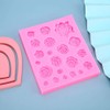 3D Molde De Caramelo De Fondant De Flor De Rosas