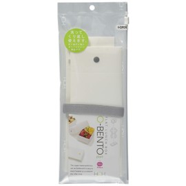 ホーショー 折りたためる フラットランチボックス ミニ 410cc グレー 「くり返し使える」 143-M-PG